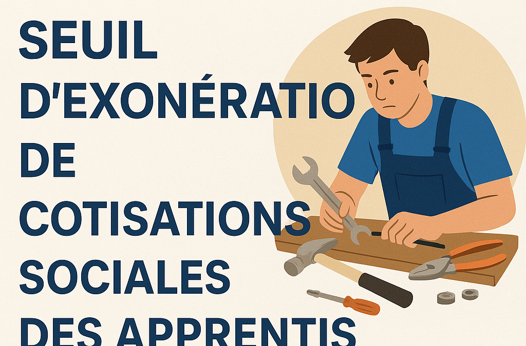 Nouveau seuil d’exonération de cotisations sociales des apprentis : publication du décret