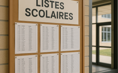 Affichage des listes scolaires par les établissements scolaires : les précautions recommandées par la CNIL